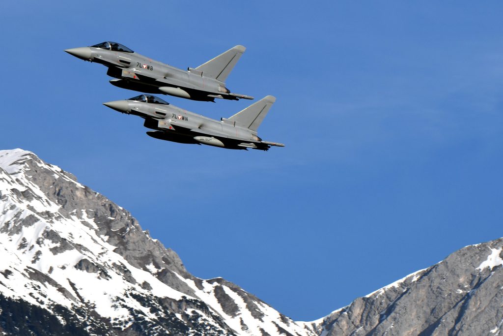 Eurofighter über Vorarlberg