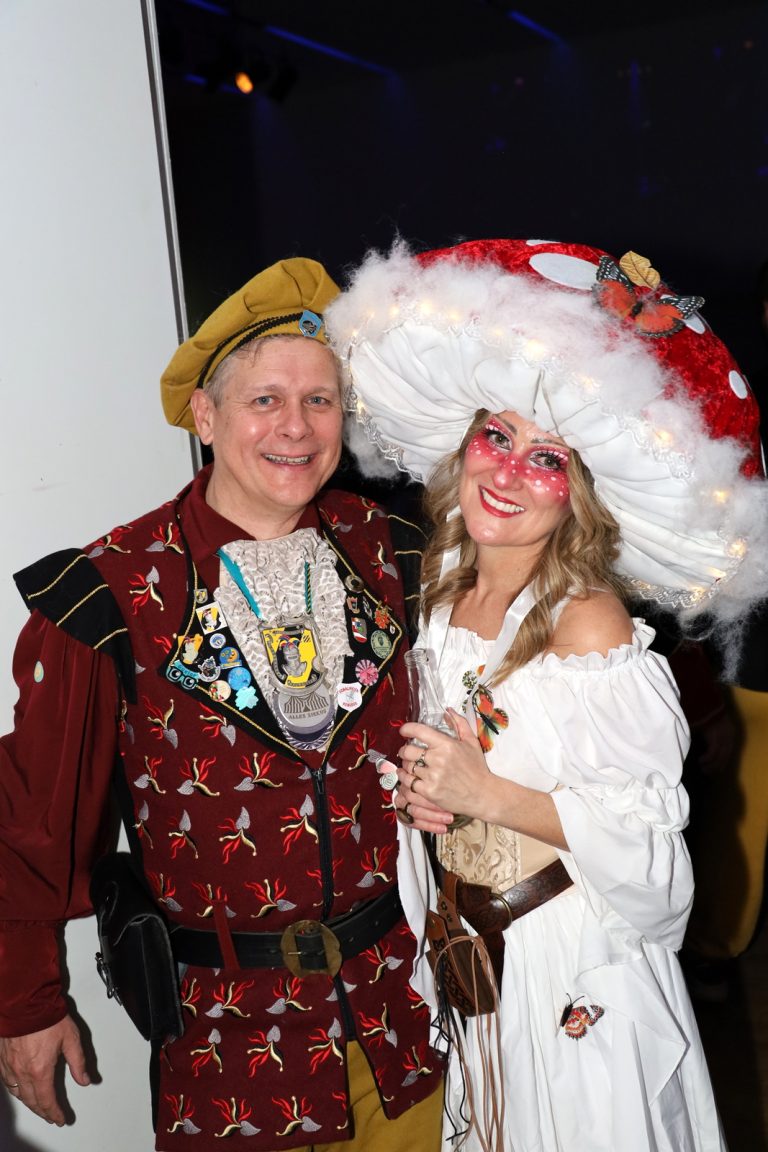 Raubritterkomtur Thomas Lissy und Ulrike Lissy-Bonat.