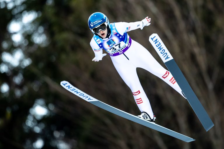 Eva Pinkelnig flog der Konkurrenz in Ljubno wieder einmal davon. <span class="copyright">gepa</span>