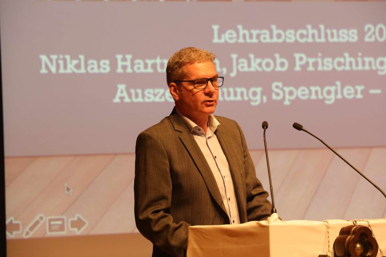 Martin Dünser bei seinen Ausführungen.