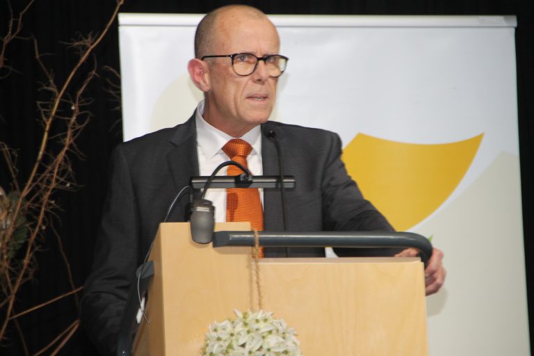 Bürgermeister Walter Gohm lenkte den Blick auf das positive Erreichte und zugleich in die Zukunft.