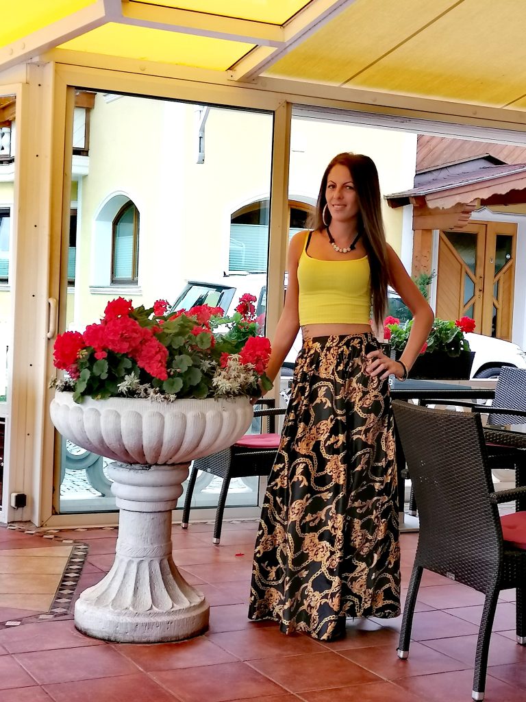 Christina und ihr Flirt mit der Kamera.