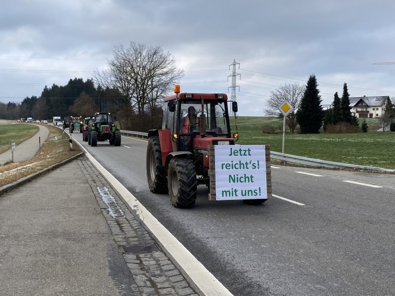 Bauern in ganz Deutschland protestieren. <span class="copyright">VN/Rauch</span>