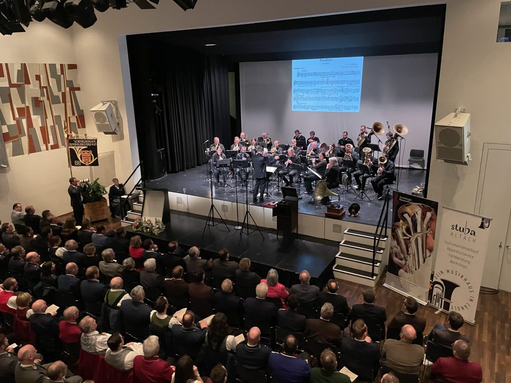100 Jahre Blasmusikverband auf Neujahrsempfang gefeiert