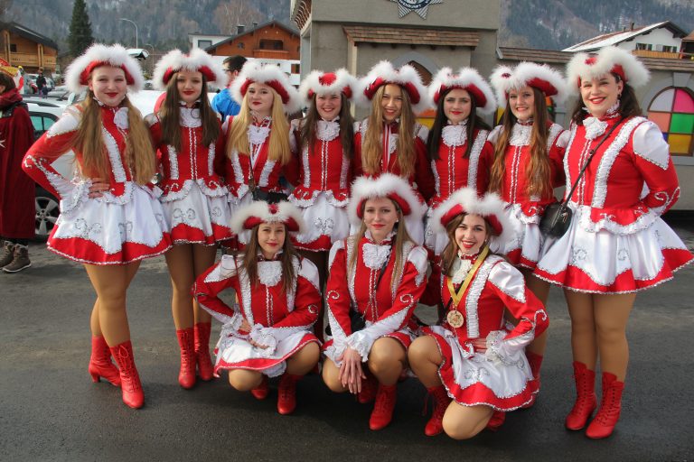 Die Gardemädchen aus dem Dornbirner Kehlegg hatten viel Spaß.