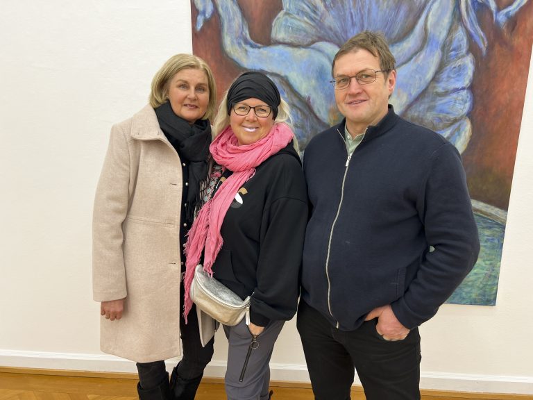 Ilona Griss-Schwärzler (mi) kam mit Helga und Dokwise Metzler.