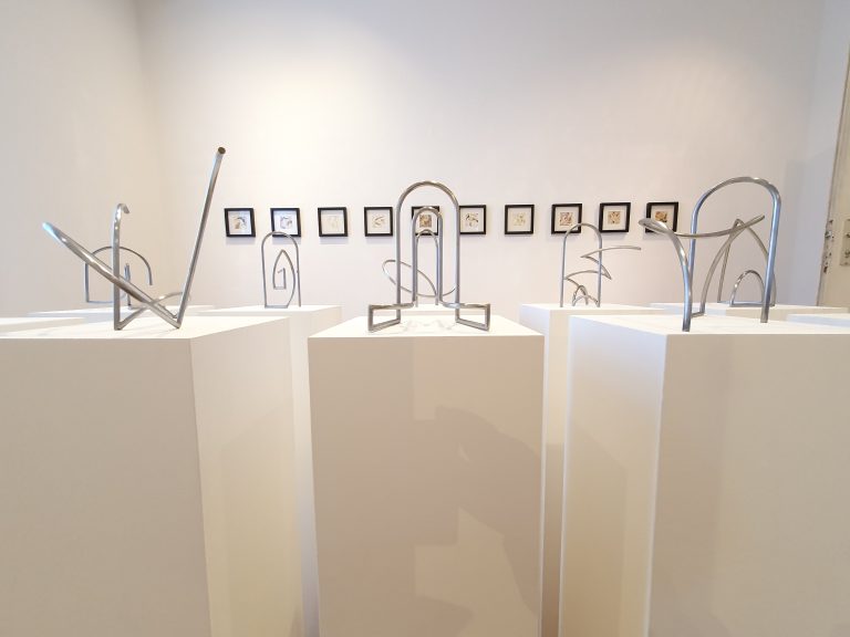 Die Ausstellung von Gabriele und Gernot Bösch mit dem Titel „An offenen Fenstern  Deine Stimme“. <span class="copyright">thomas schiretz</span>