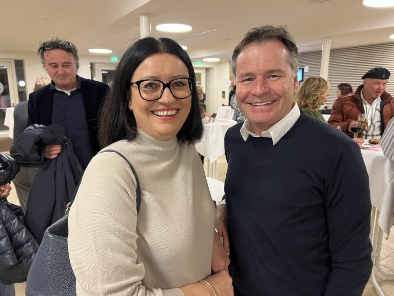 Irmi und Christian Gorbach kamen in den Löwensaal.