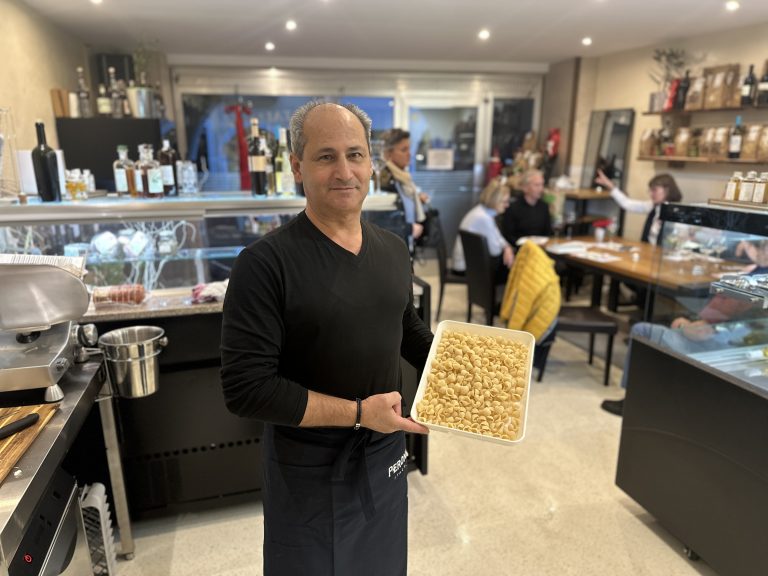 Mario Lombardi bietet unter anderem auch selbstgemachte Nudeln mit Rezepten an.