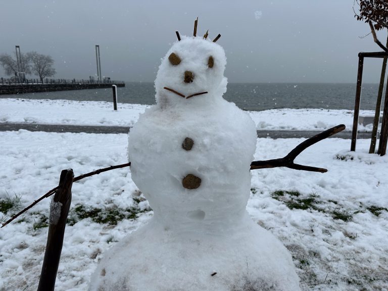 Am Wochenende ist wieder Schneemannwetter in Sicht. <span class="copyright">VN/SErra</span>