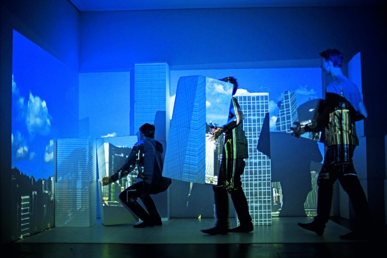 Audiovisuelle Installation von Stefan Kainbacher.<span class="copyright">Darko Todorovic</span>