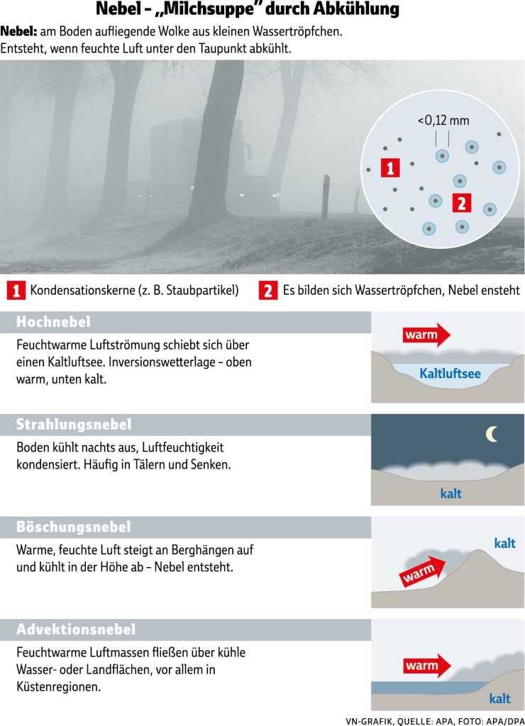Warum der Nebel in der kalten Jahreszeit zum Rheintal gehört
