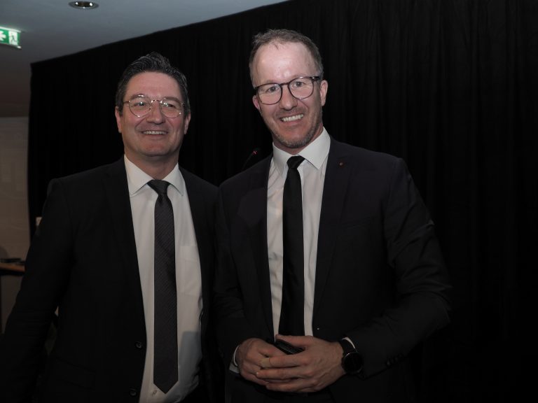 Nationalrat Reinhold Einwallner (l.) und Sicherheitslandesrat Christian Gantner.