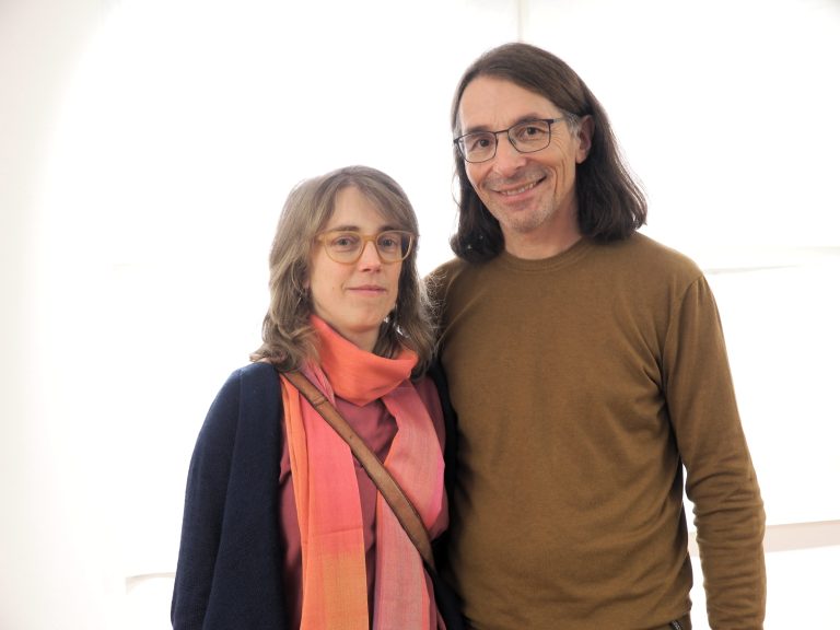 Unter den Besuchern: Künstlerin Dorothea Rosenstock und Jörg Mussger.