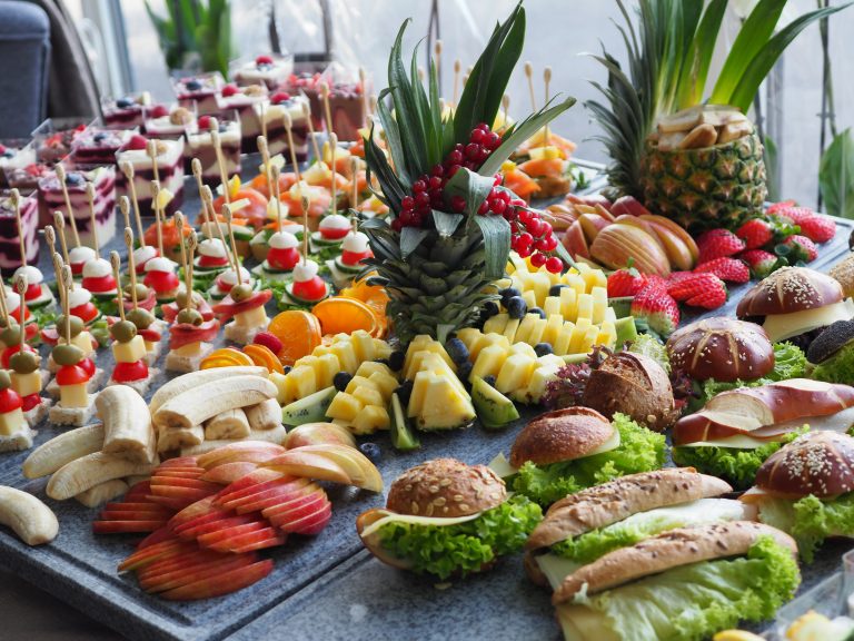 Reichhaltige Buffet-Auswahl.