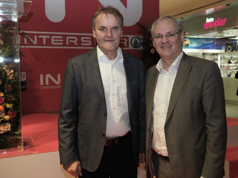 Landtagspräsident Harald Sonderegger und Bürgermeister Georg Bucher.