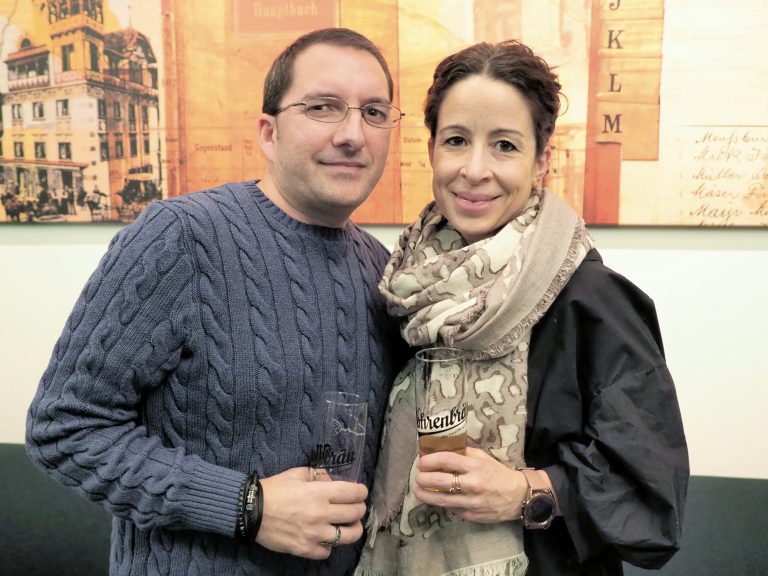 Unter den Gästen: Jorge Angulo und Silvia Nunez.