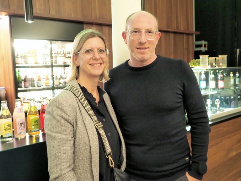 Marion Schütz und Wolfgang Beichler (Hypo Vorarlberg).