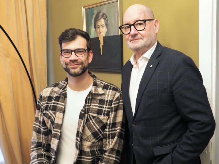 Unter den Gästen: Simon Eberhard und Bruno Wackernell.