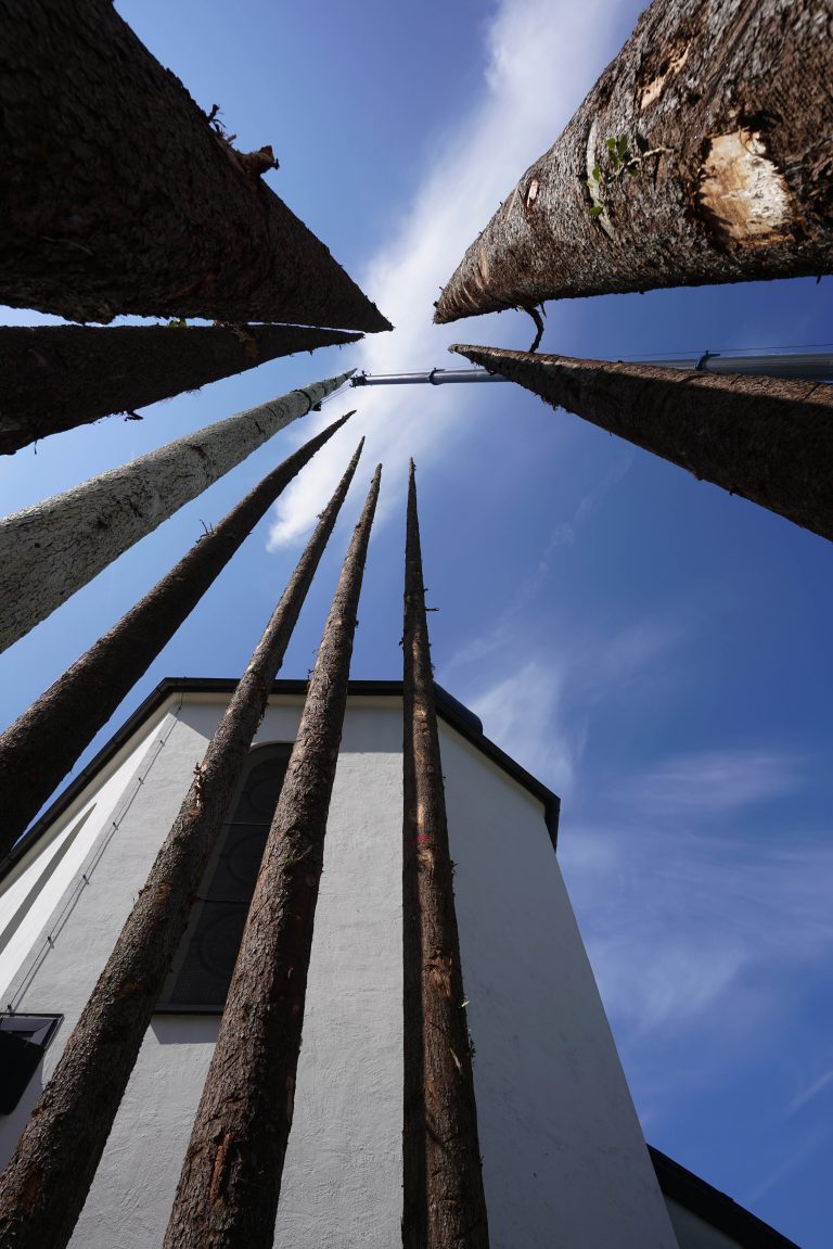 Der Holzturm von Angelo Roventa - Projekt Peter und Paula in Andelsbuch.  <span class="copyright">Ludwig</span>