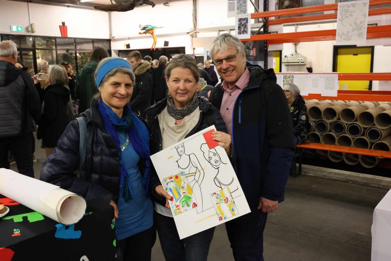 Gertrud Weiss, Iris und Alfred Tröstl.