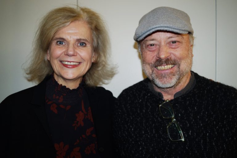 Schauspielerin Renate Bauer und Walter Linder.