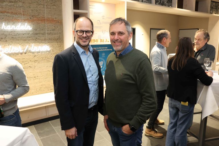 Amtsleiter Martin Vergeiner und Gerald Klocker.