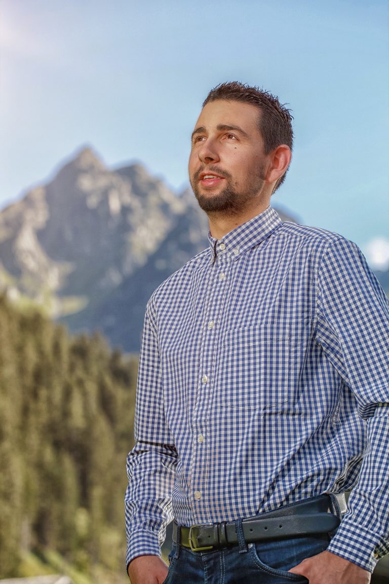 Raphael Sparr stammt aus dem Großen Walsertal, lebt und arbeitet heute aber in Gargellen. 