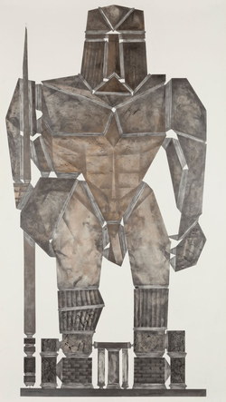 Die Arbeiten erinnern an die Stummfilme der 1920er- und 1930er-Jahre.  <span class="copyright">Kunstforum Montafon</span>