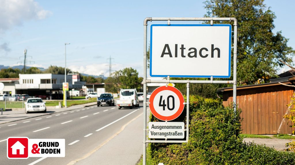 Wo Grundstücke in Altach um 888.000 Euro verkauft wurde