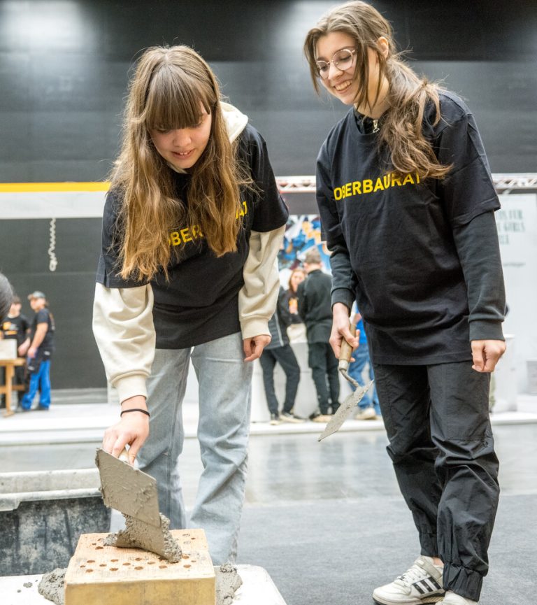 Berufsinformation auf der Ausbildungsmesse i in Dornbirn. vn