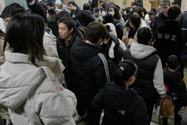 Chinas Bevölkerung ist 2023 um zwei Millionen Menschen geschrumpft. AFP