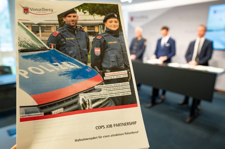 "Cops Job Partnership" heißt der Plan. <span class="copyright">Land Vorarlberg/A.Serra</span>