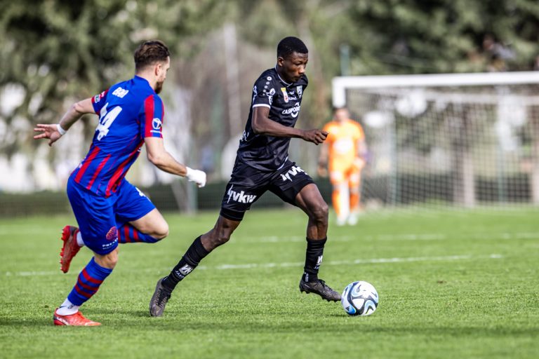 Ousmane Diawara traf vom Elfmeterpunkt. <span class="copyright">SCRA Meier</span>