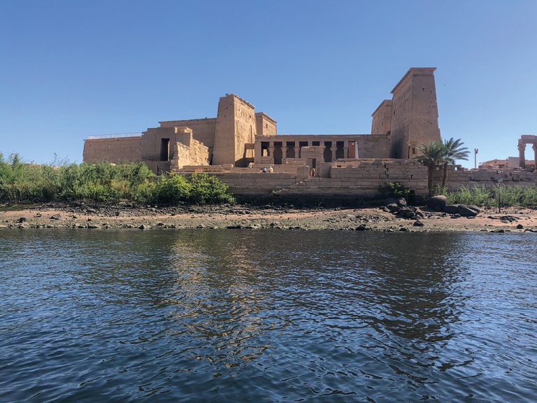 Der Tempelkomplex von Philae in Oberägypten mit dem Isis-Tempel.Edith Rhomberg