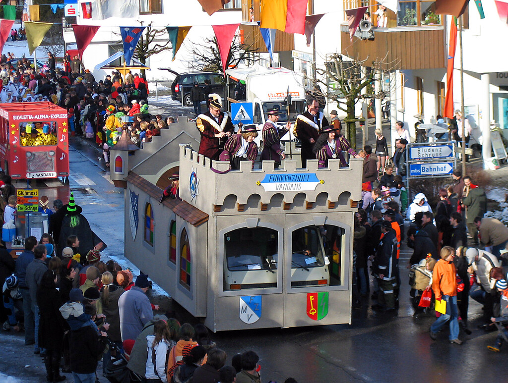 Großer Montafoner  Faschingsumzug in Vandans