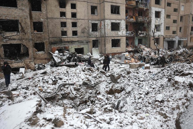 Die heftigen russischen Angriffe in der Ukraine dauern an.AFP