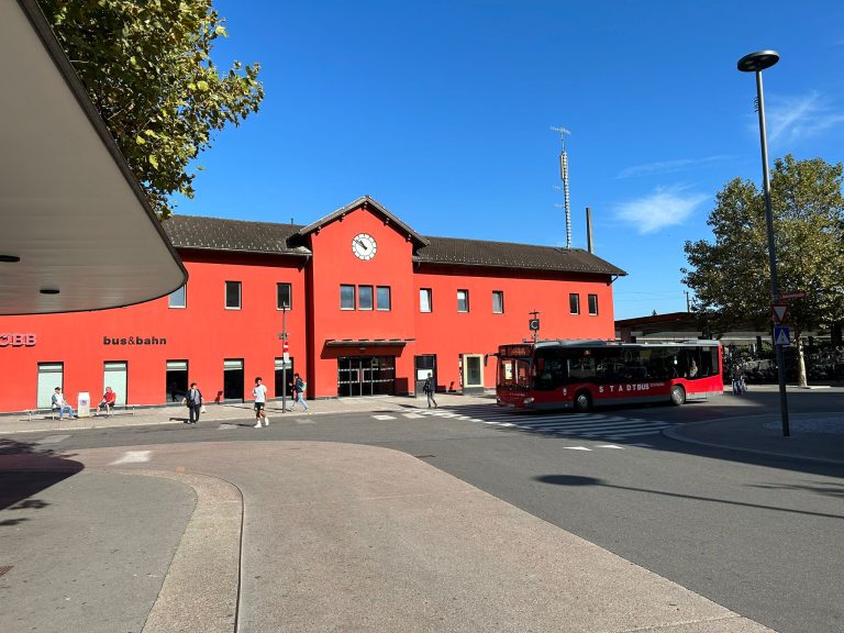 Im Zielnetz 2040 sind auch große Investitionen in technische Anlagen am Bahnhof Dornbirn festgehalten. <span class="copyright">VN</span>