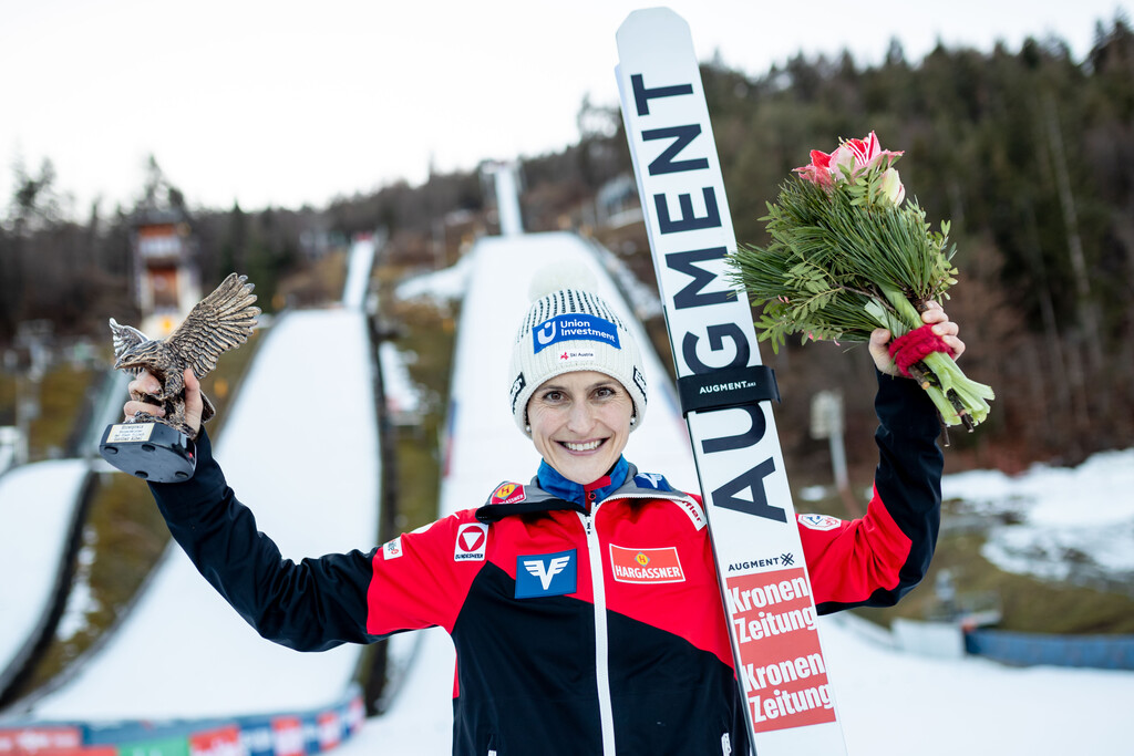 Eva Pinkelnig erneut auf dem Stockerl
