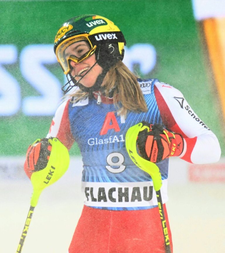 Platz sieben für  Katharina Liensberger bei Shiffrin-Sieg. »C2