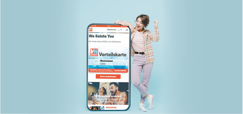 Jetzt neu: Ihre VN-­Vorteilskarte online