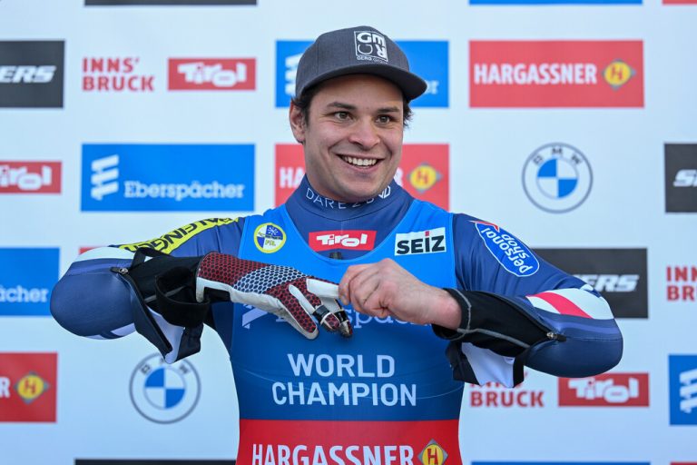 Jonas Müller war der Dominator der Rodel-Europameisterschaft.