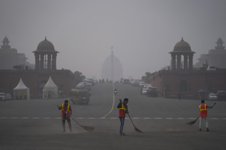 Neu-Delhi putzt sich heraus für den 