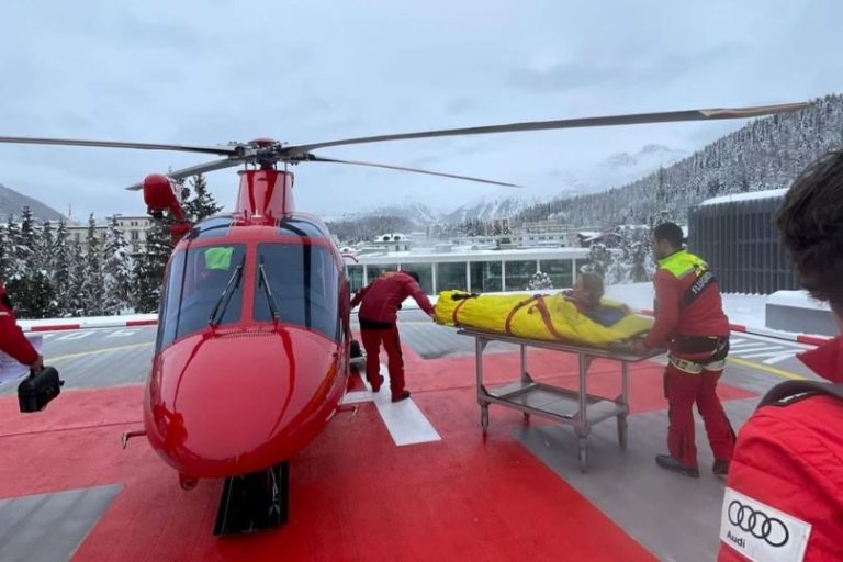 Der Abtransport aus St. Moritz. <span class="copyright">Privat</span>