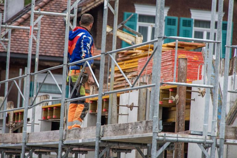 Bericht zur Baustelle im Zentrum in Egg Bürgermeister Dr. Paul Sutterlüty