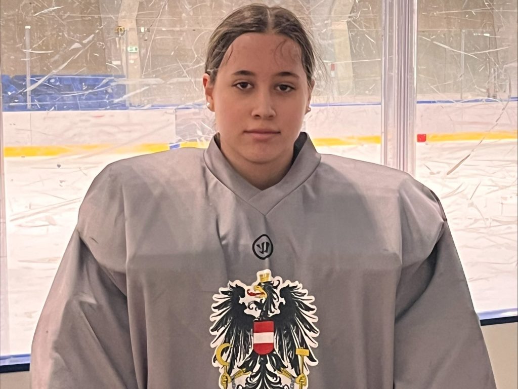Eine junge Eishockey-Torfrau ist ein großes Zukunftsversprechen