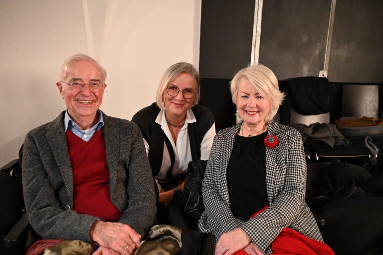 Alt-LH Herbert und Ilga Sausgruber mit Maria Neuschmid.