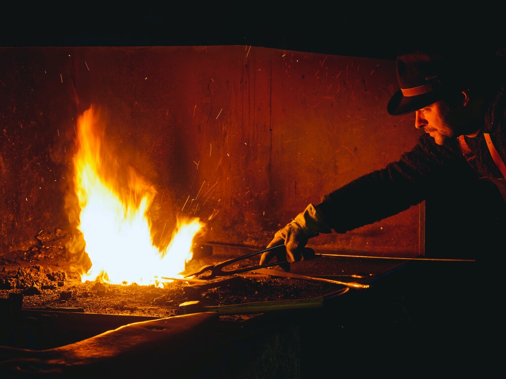Schmiedehandwerk in der Marktstraße