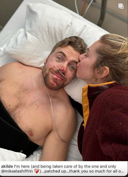 Keine Brüche und ein Gruß aus dem Spital