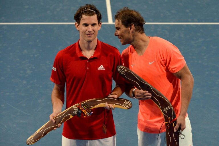 Vor drei Jahren spielten Thiem und Nadal eine Exhibition in Brisbane.APA